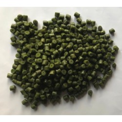 PowerFish pellet dla ryb, prażone konopie, kolor zielony, różne średnice op. 20 kg